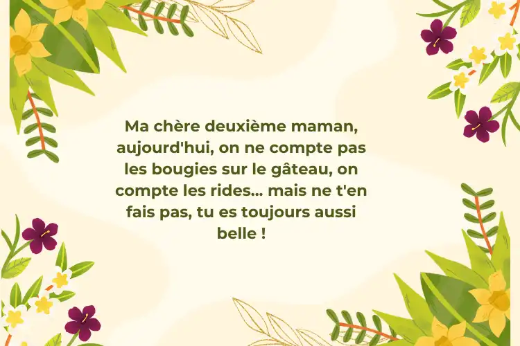 Souhaits d'anniversaire drôles pour la maman d'une amie