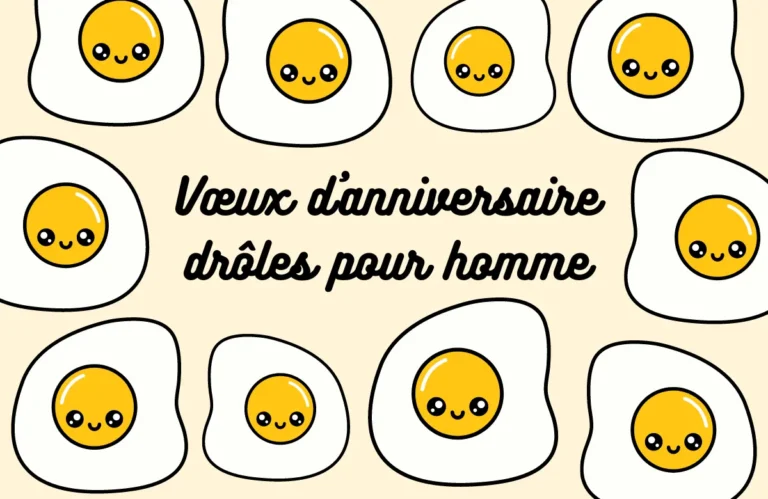 Vœux d'anniversaire drôles pour homme