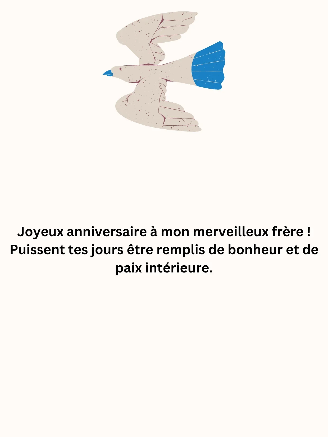 Vœux d’anniversaire émotionnels pour frère