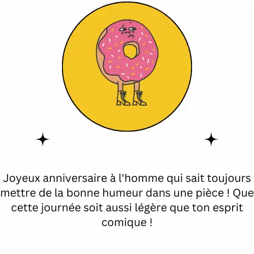 Voeux d'anniversaire humoristiques pour les hommes