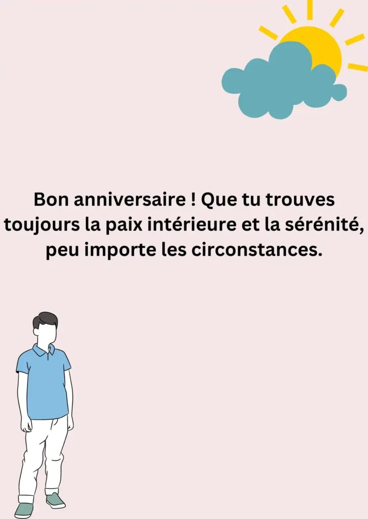 Vœux d’anniversaire sincères pour frère