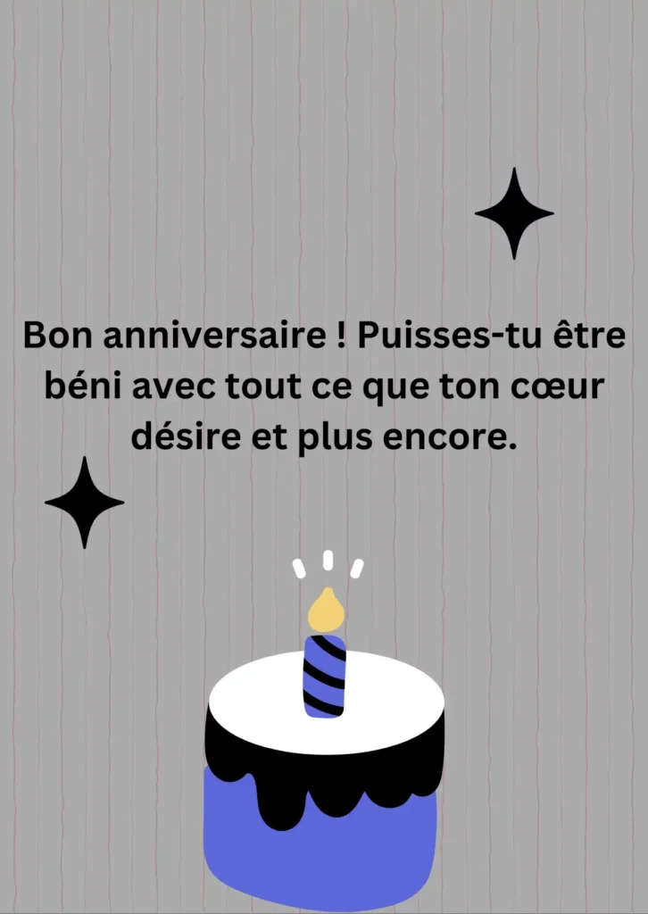 Vœux d’anniversaire sincères pour frère