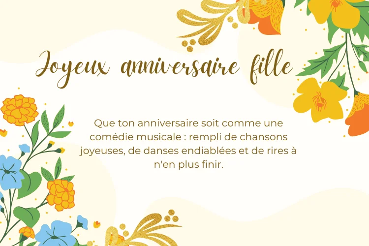 Joyeux anniversaire humour pour femme