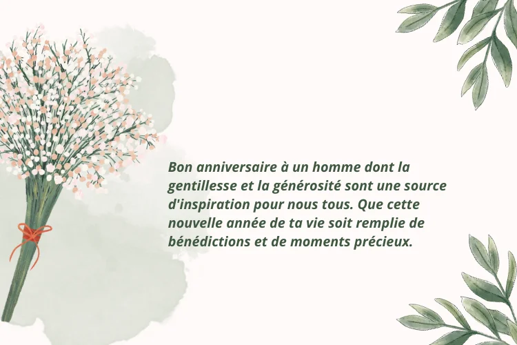 Vœux d'Anniversaire Émouvants pour l'Homme Spécial dans Votre Vie