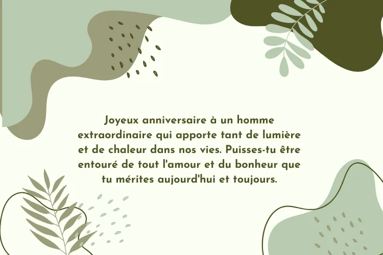 Vœux d'Anniversaire Émouvants pour l'Homme Spécial dans Votre Vie