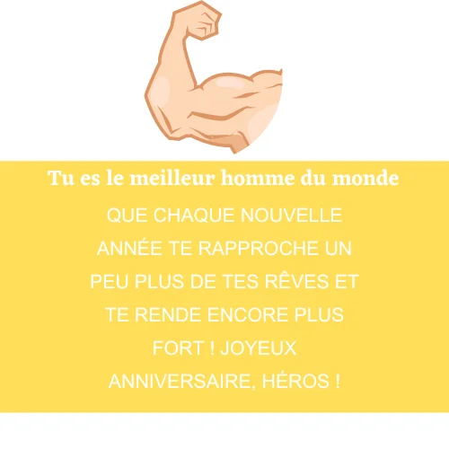 Voeux d'anniversaire drôles et motivants pour les hommes