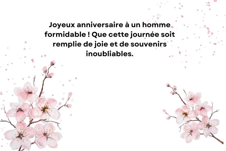 Courts Souhaits d'Anniversaire pour l'Homme : Exprimez Votre Affection en Quelques Mots