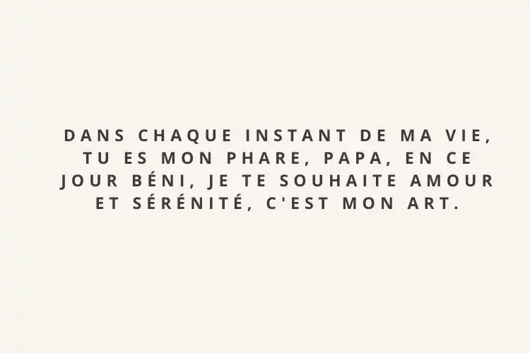 Poèmes voeux d'anniversaire de motivation pour papa