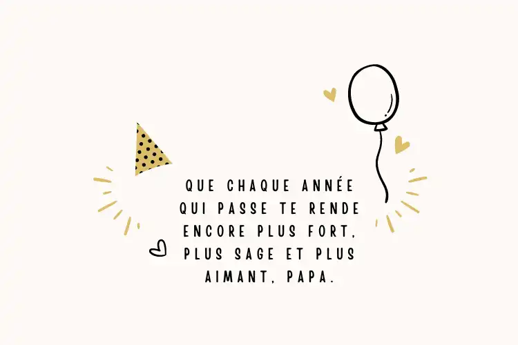 Textes anniversaire pour papa