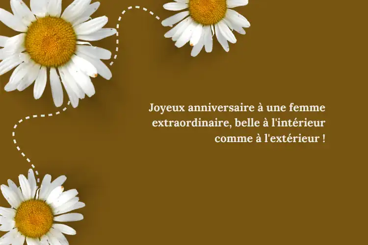 Textes anniversaire femme