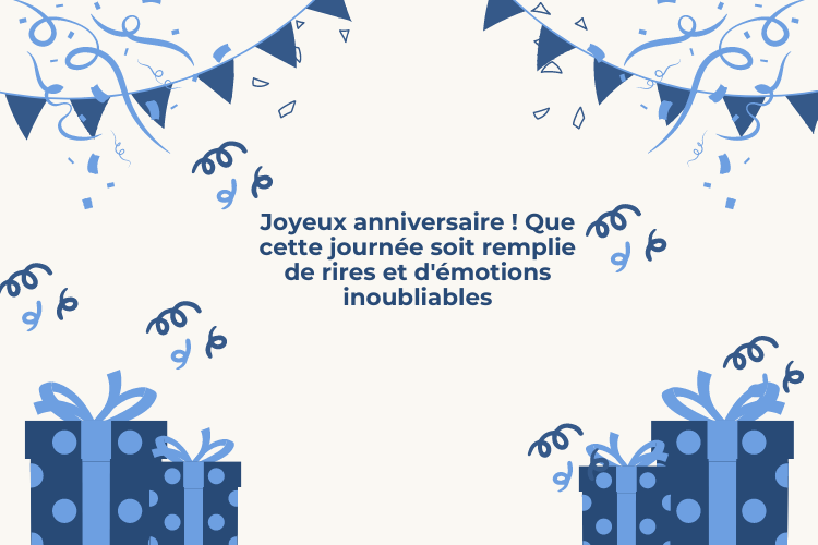 Motivant et rigolo joyeux anniversaire humour homme