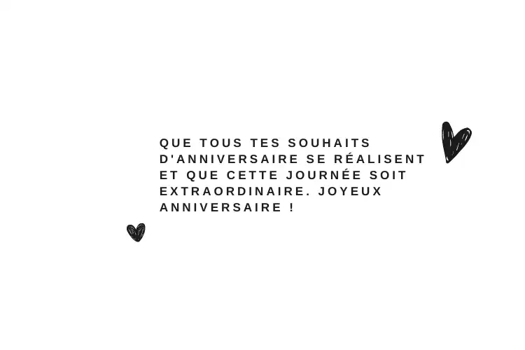 message d'anniversaire sympa