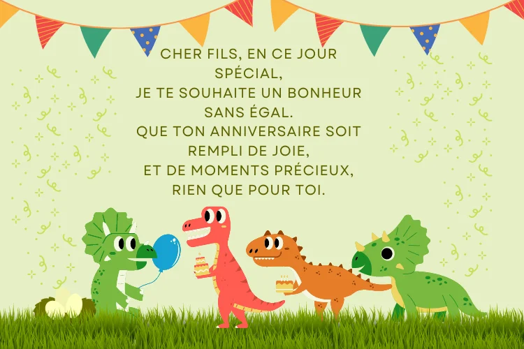 Anniversaire Poésie pour fils