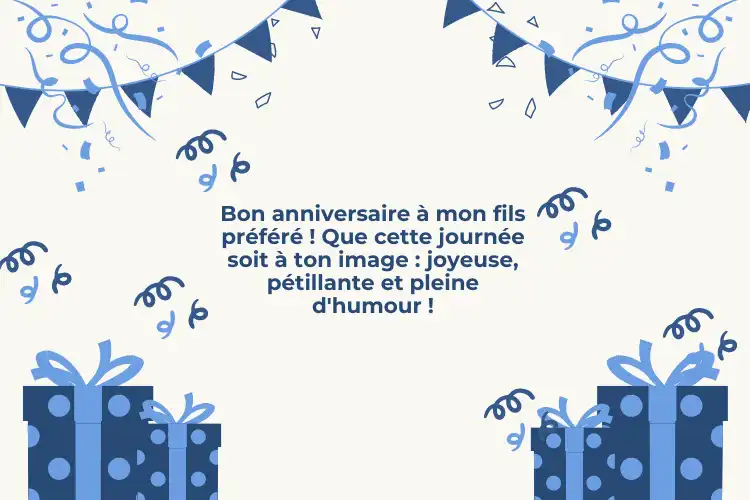 Texte anniversaire 18 ans humour pour fils