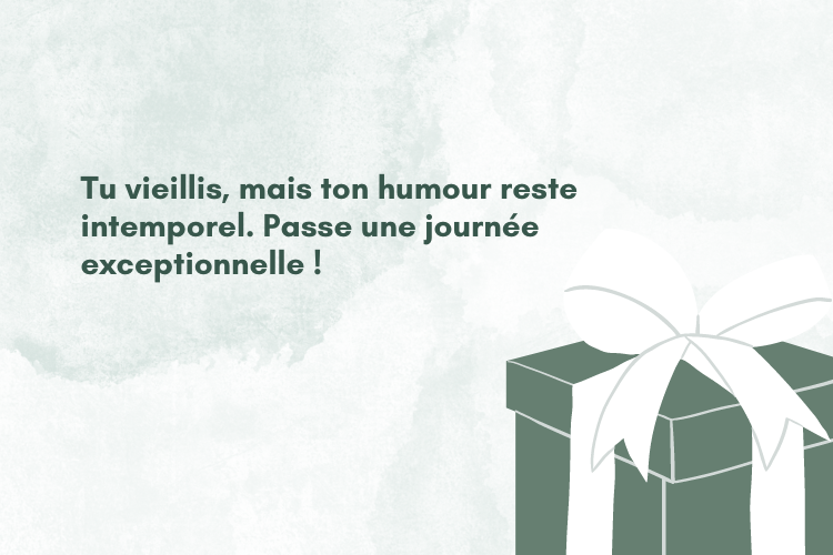 Doux et rigolo joyeux anniversaire humour homme