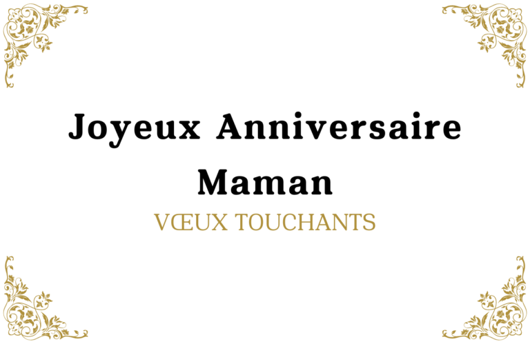 Joyeux Anniversaire Maman Vœux Touchants - Featured Image