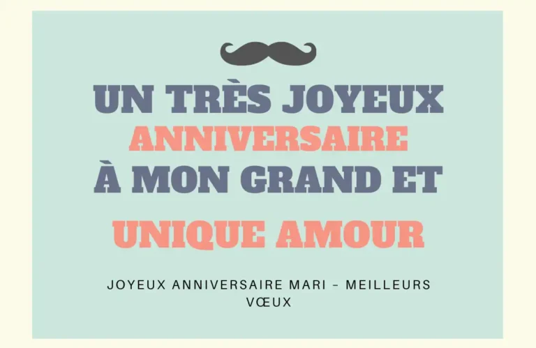 Joyeux Anniversaire Mari