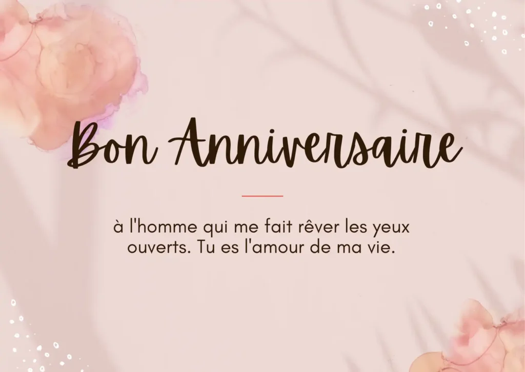 Joyeux Anniversaire Mari - Vœux Émotionnels