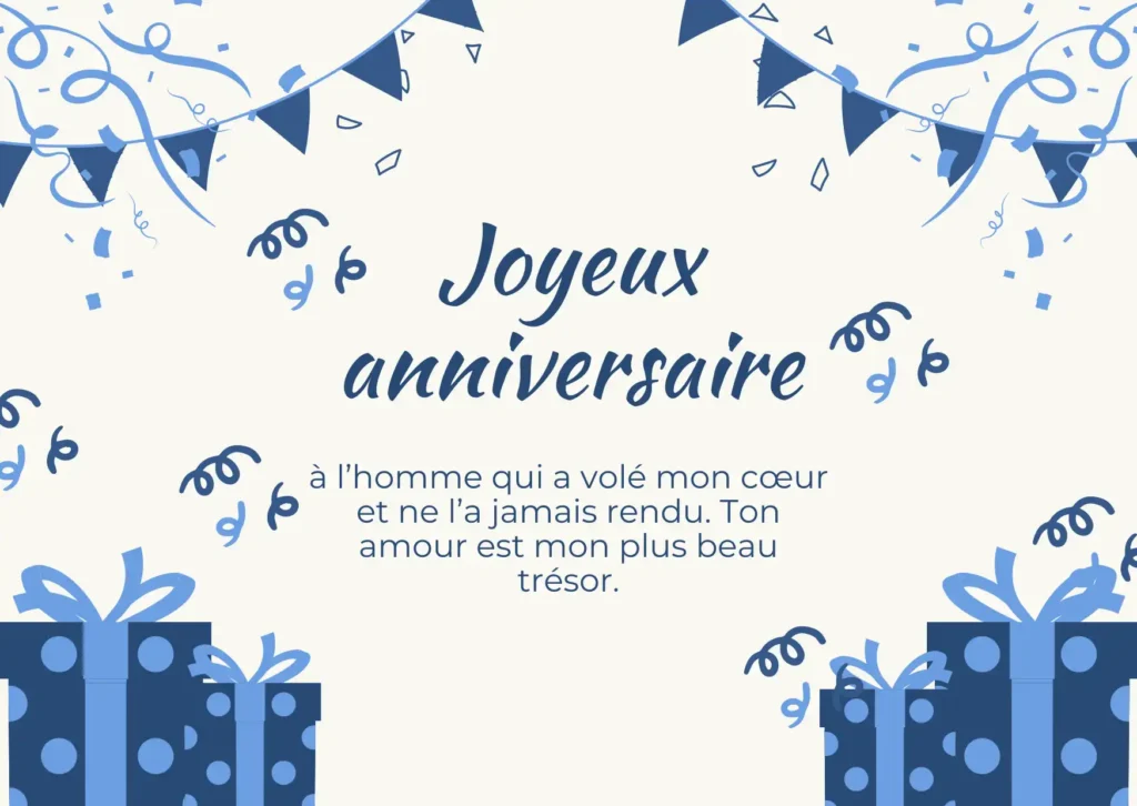 Joyeux Anniversaire Mari - Vœux Spéciaux