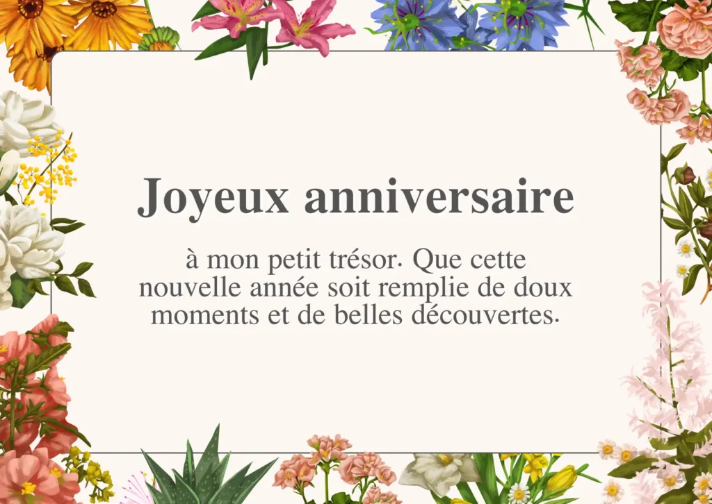 Joyeux Anniversaire Petit-fils - Voeux Doux